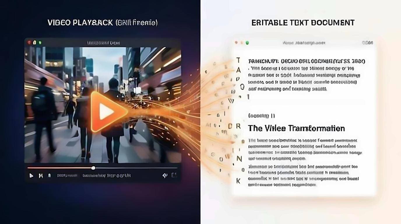 Convert a YouTube video to plain, editable text using the transcript